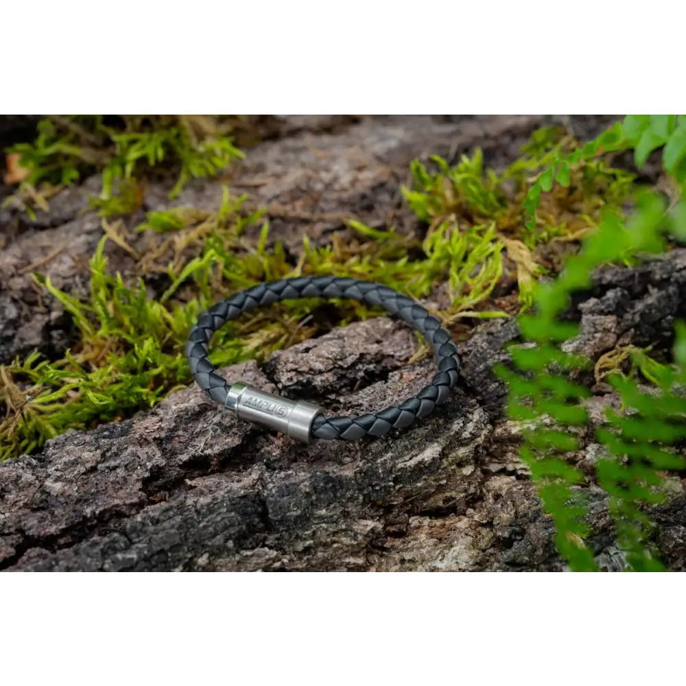 Ampli5 Energiearmband (Schwarz-Grau) - Original Ampli5