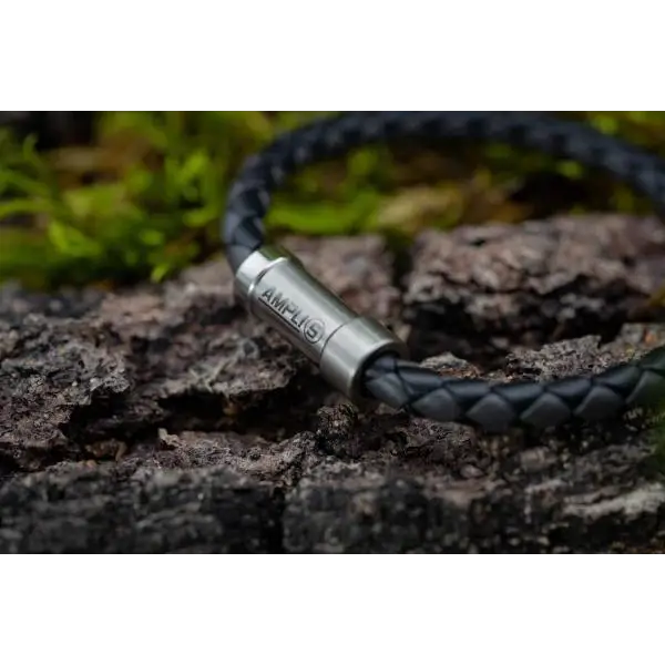 Ampli5 Energiearmband (Schwarz-Grau) - Original Ampli5