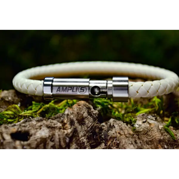Ampli5 Sport-Energiearmband (Weiss) - Original Ampli5