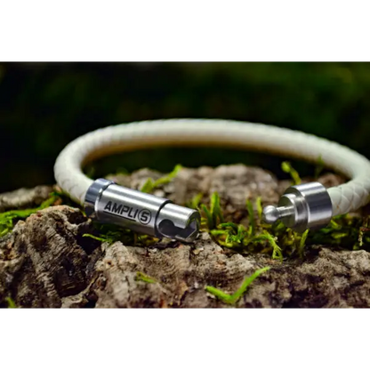 Ampli5 Sport-Energiearmband (Weiss) - Original Ampli5