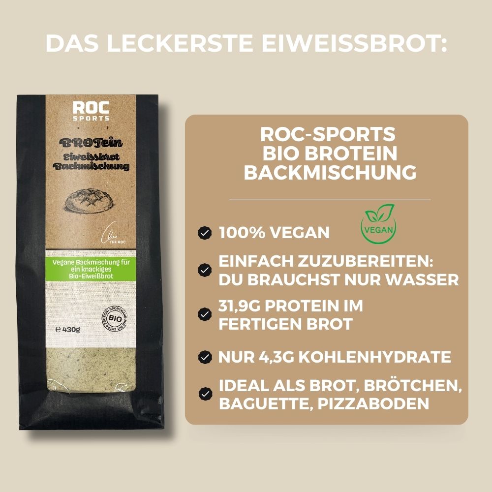ROC Sports Bio Eiweißbrot Backmischung ROC Sports
