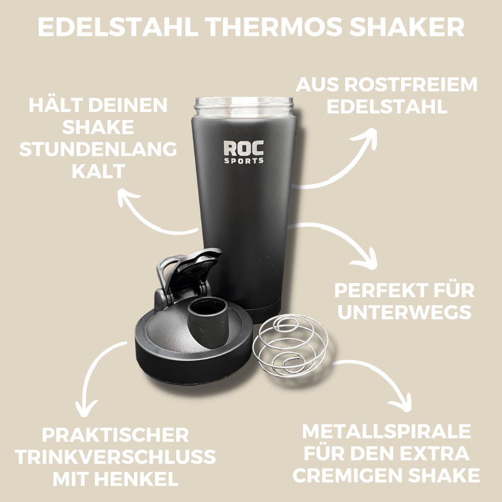 ROC Sports Edelstahl Thermo-Shaker ROC Sports